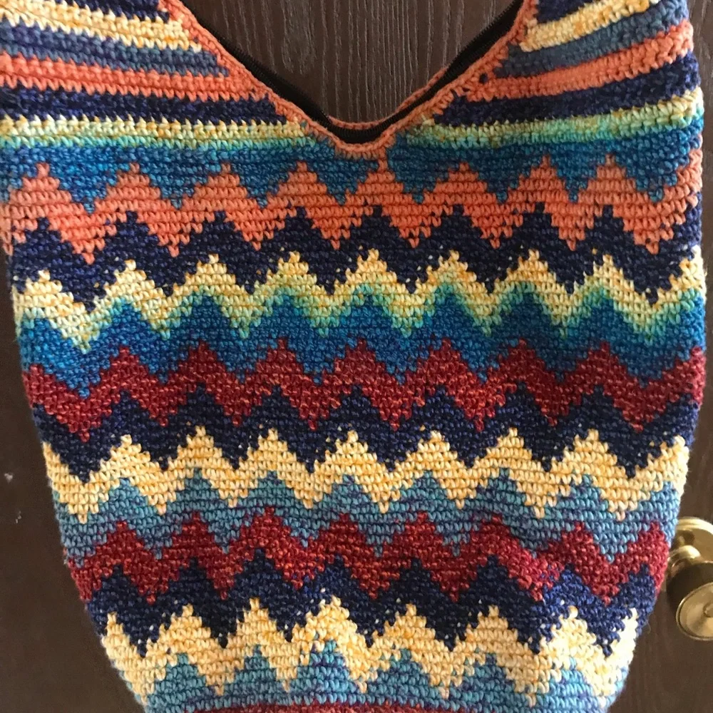 Boho‎ Hippie Bucket Bag Purse Colorful